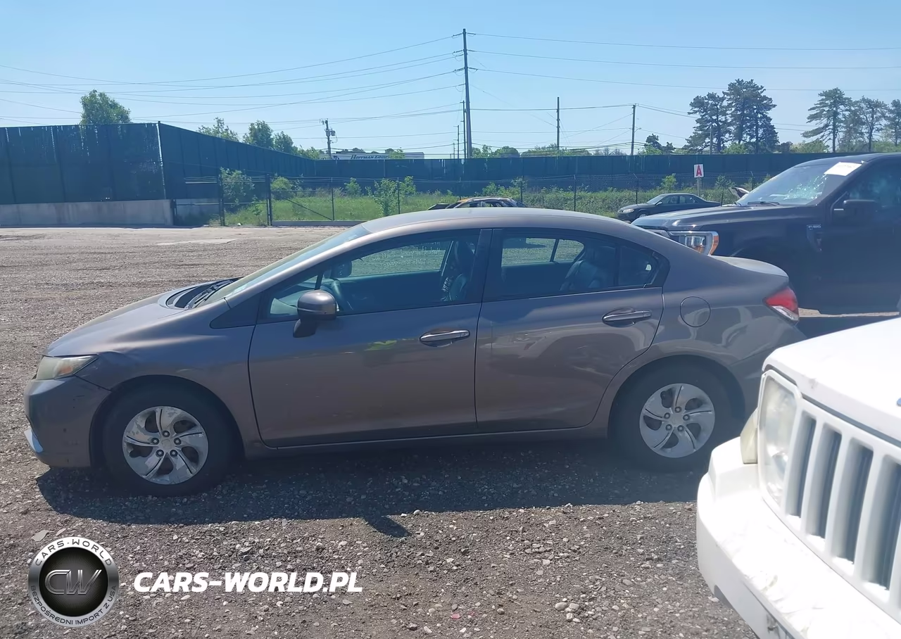 2014 Honda Civic Lx VIN:19XFB2F51EE236075 - 14