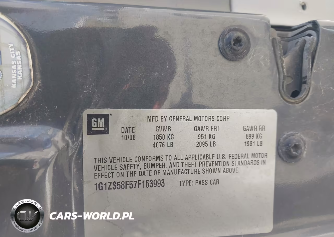 2007 Chevrolet Malibu Ls VIN:1G1ZS58F57F163993 - 9