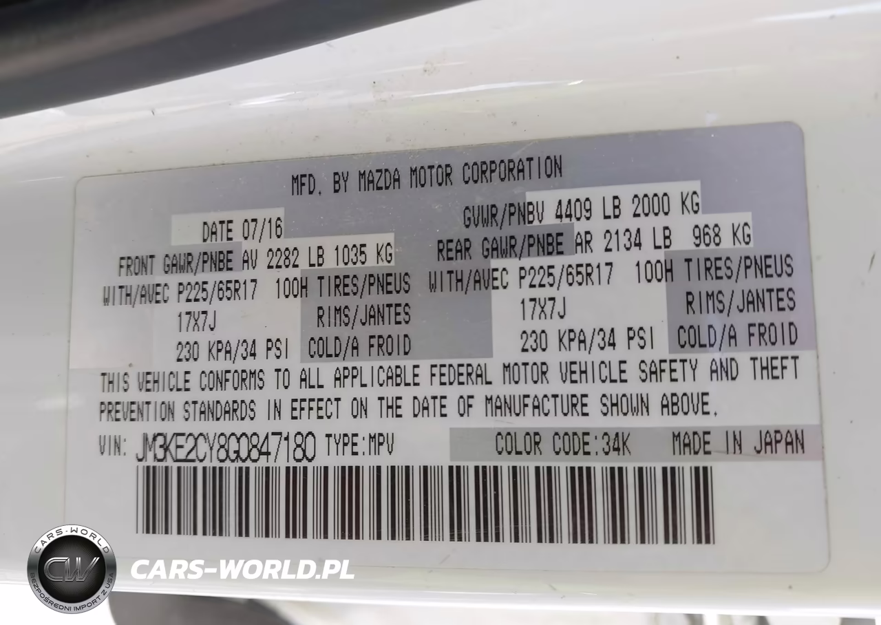 2016 Mazda Cx-5 Touring VIN:JM3KE2CY8G0847180 - 9