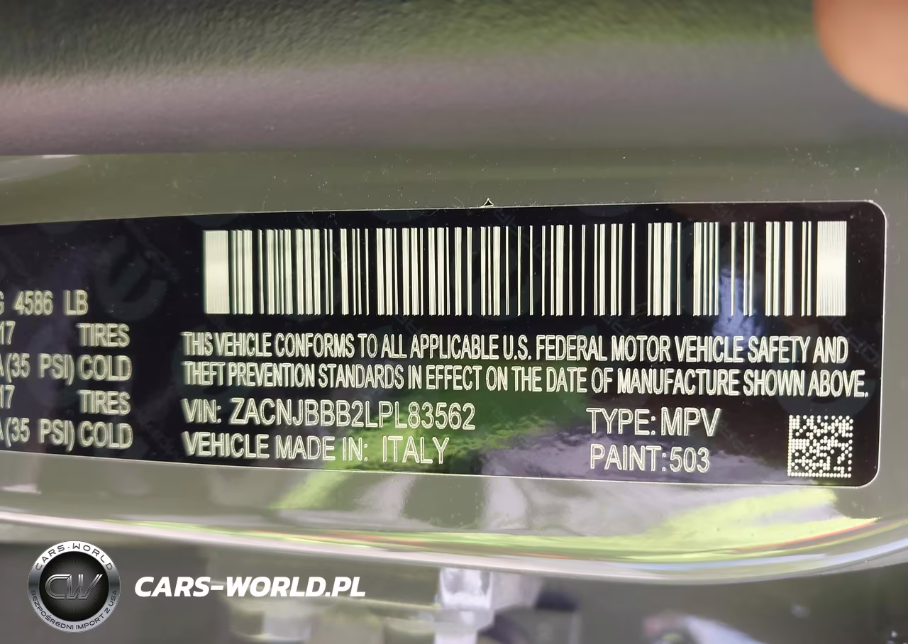 2020 Jeep Renegade Latitude 4X4 VIN:ZACNJBBB2LPL83562 - 9