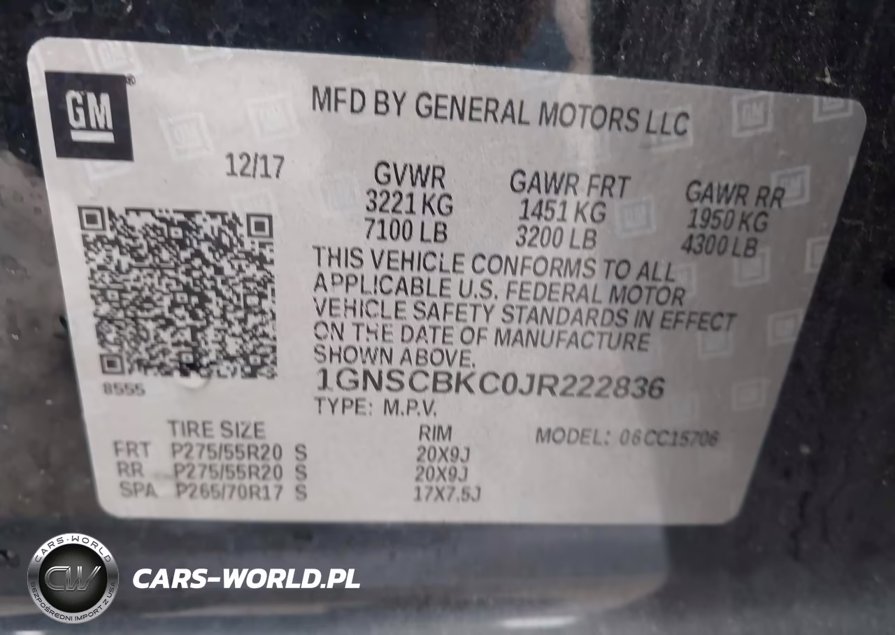 2018 Chevrolet Tahoe Lt VIN:1GNSCBKC0JR222836 - 9