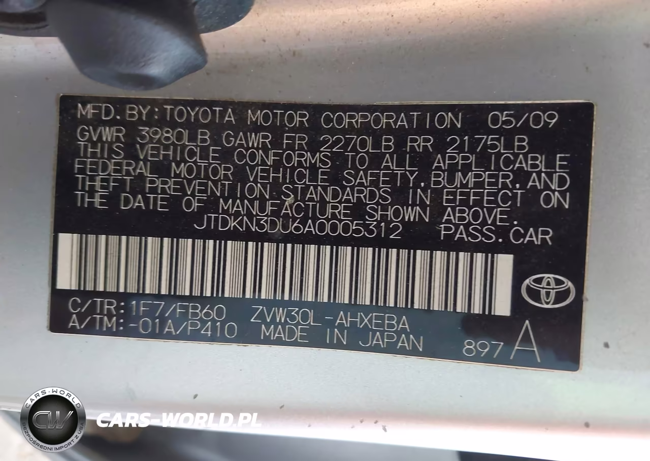 2010 Toyota Prius Ii VIN:JTDKN3DU6A0005312 - 9
