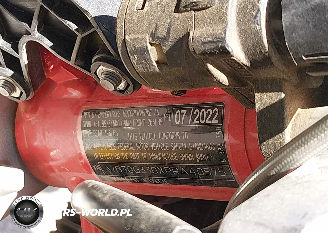 2023 BMW G310 Gs VIN:WB30G330XPRA40575 - 10