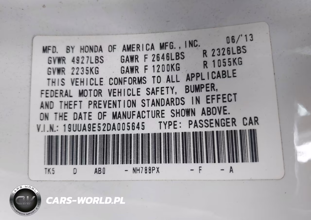 2013 Acura Tl 3.7 VIN:19UUA9E52DA005645 - 9
