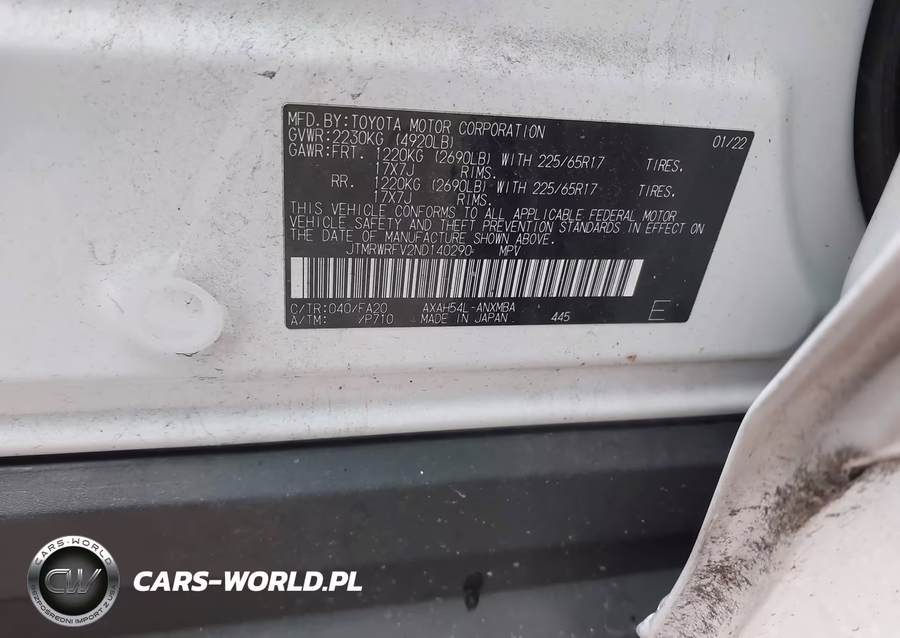 2022 Toyota Rav4 Hybrid Xle VIN:JTMRWRFV2ND140290 - 9