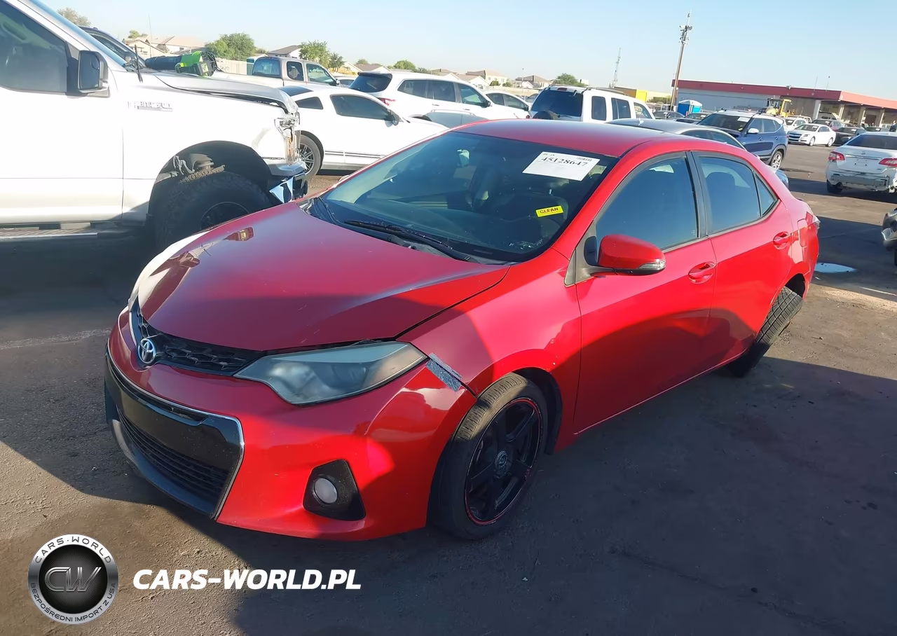 2015 Toyota Corolla S Plus VIN:5YFBURHE2FP287504 - 2