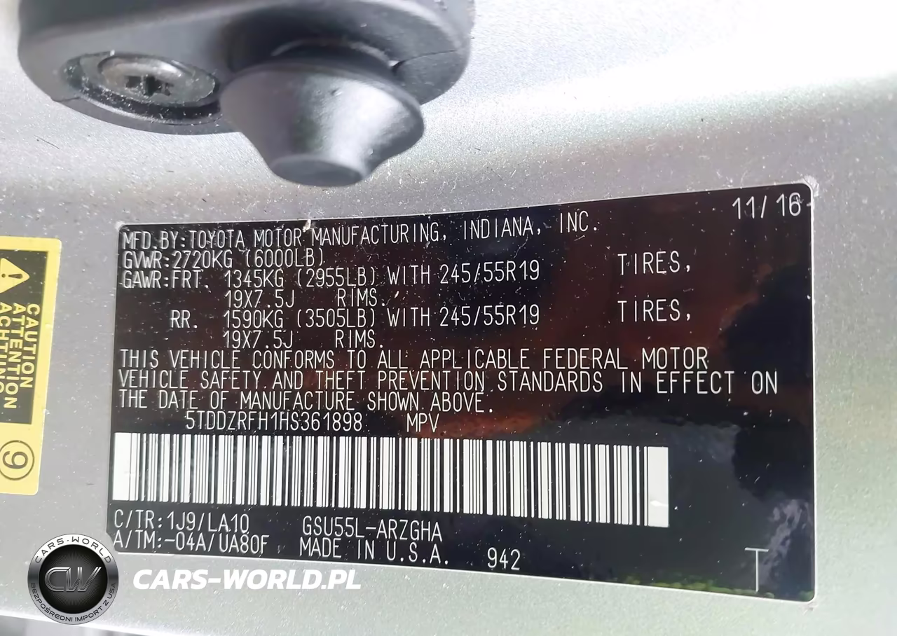 2017 Toyota Highlander Limited VIN:5TDDZRFH1HS361898 - 9