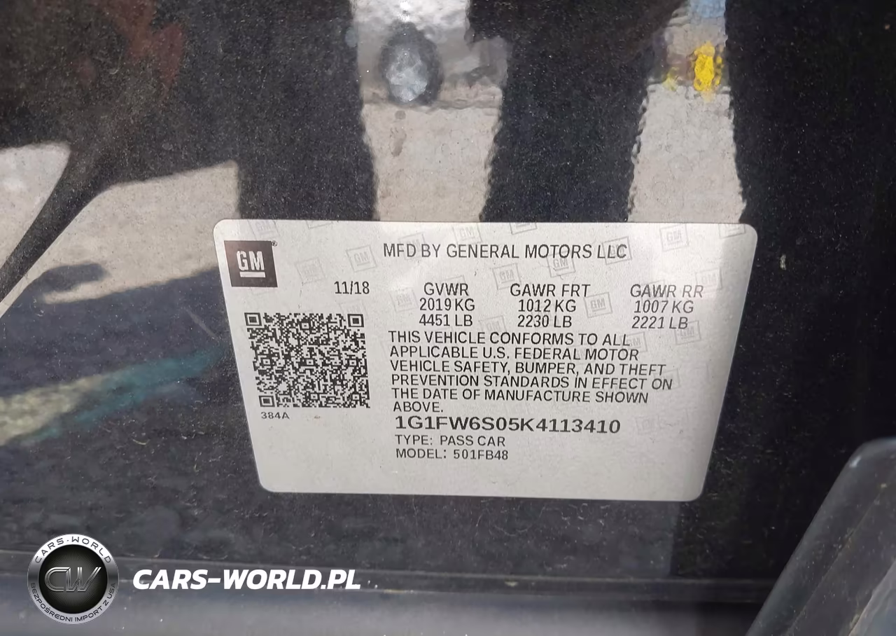 2019 Chevrolet Bolt Ev Lt VIN:1G1FW6S05K4113410 - 9
