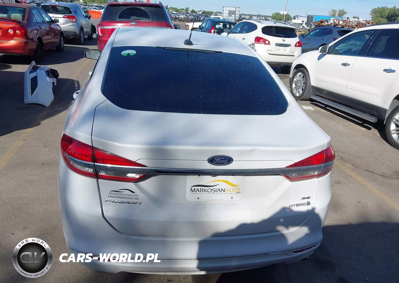2017 Ford Fusion Hybrid Se VIN:3FA6P0LU5HR386260 - 17