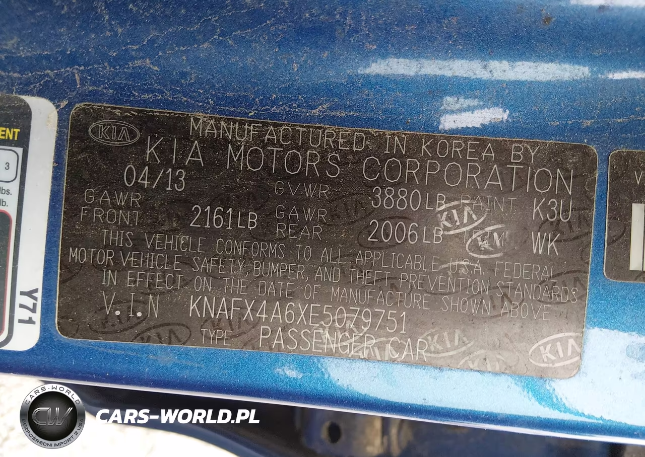 2014 Kia Forte Lx VIN:KNAFX4A6XE5079751 - 9