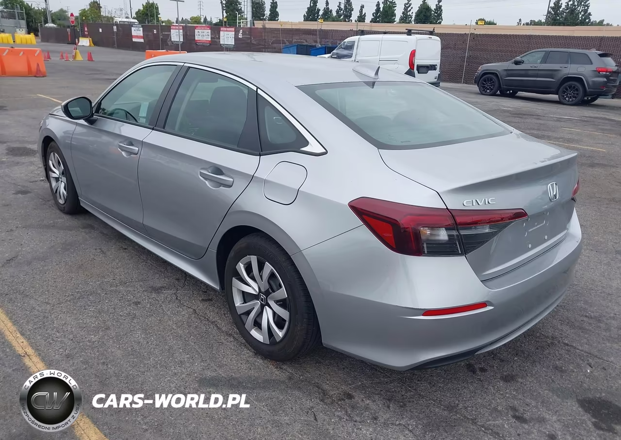 2025 Honda Civic Lx VIN:2HGFE2F24SH582961 - 3