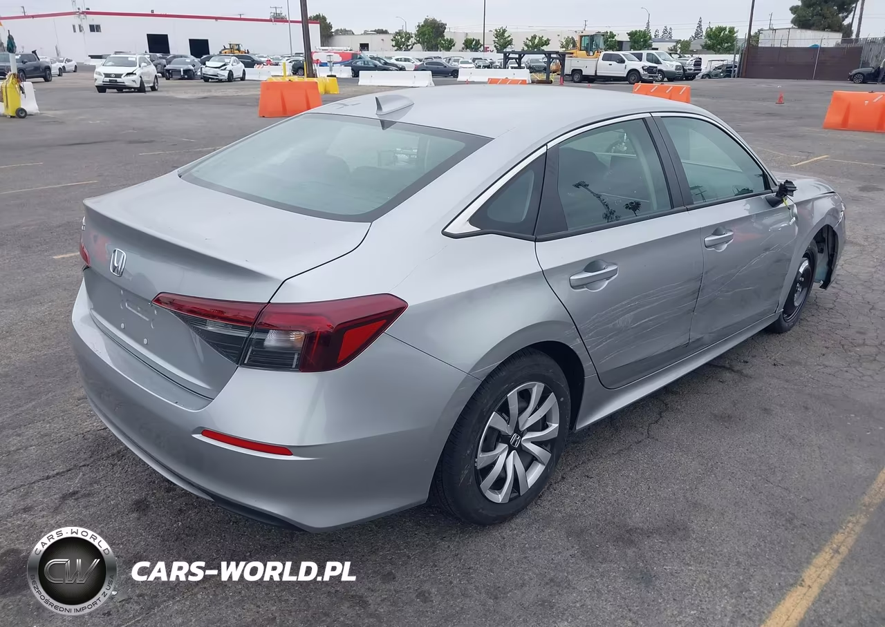 2025 Honda Civic Lx VIN:2HGFE2F24SH582961 - 4