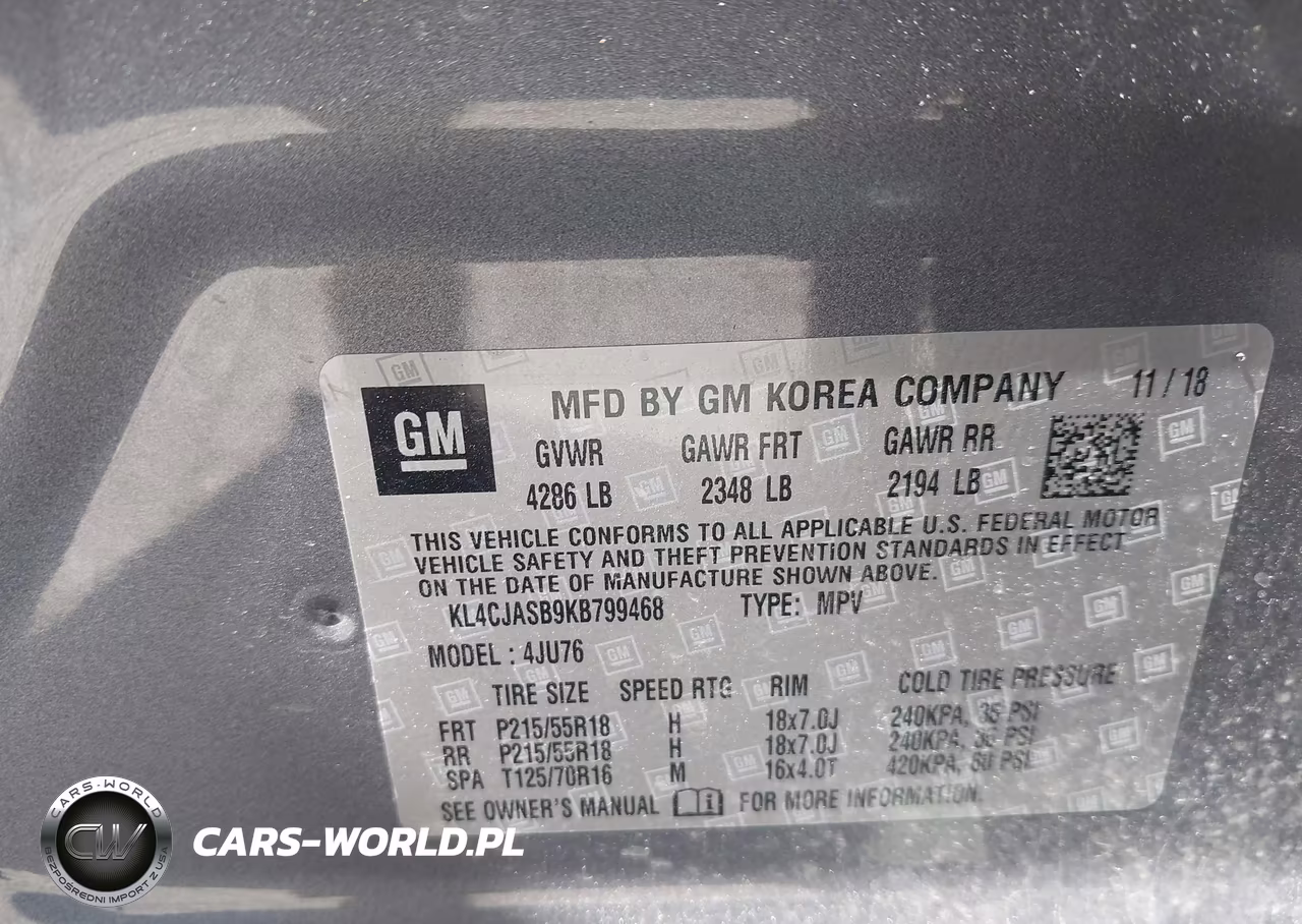 2019 Buick Encore Fwd Preferred VIN:KL4CJASB9KB799468 - 9