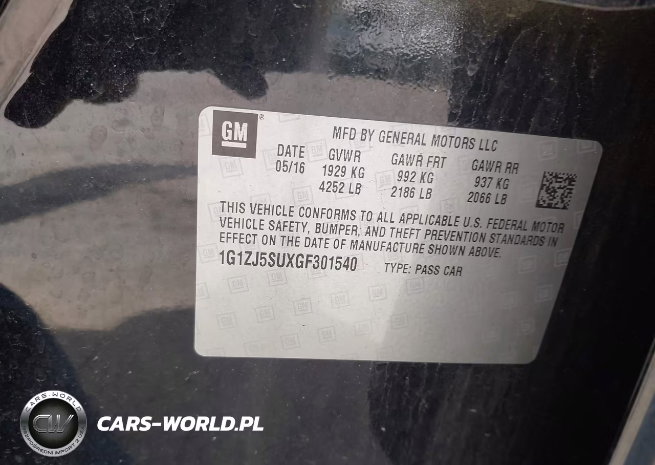 2016 Chevrolet Malibu Hybrid VIN:1G1ZJ5SUXGF301540 - 9