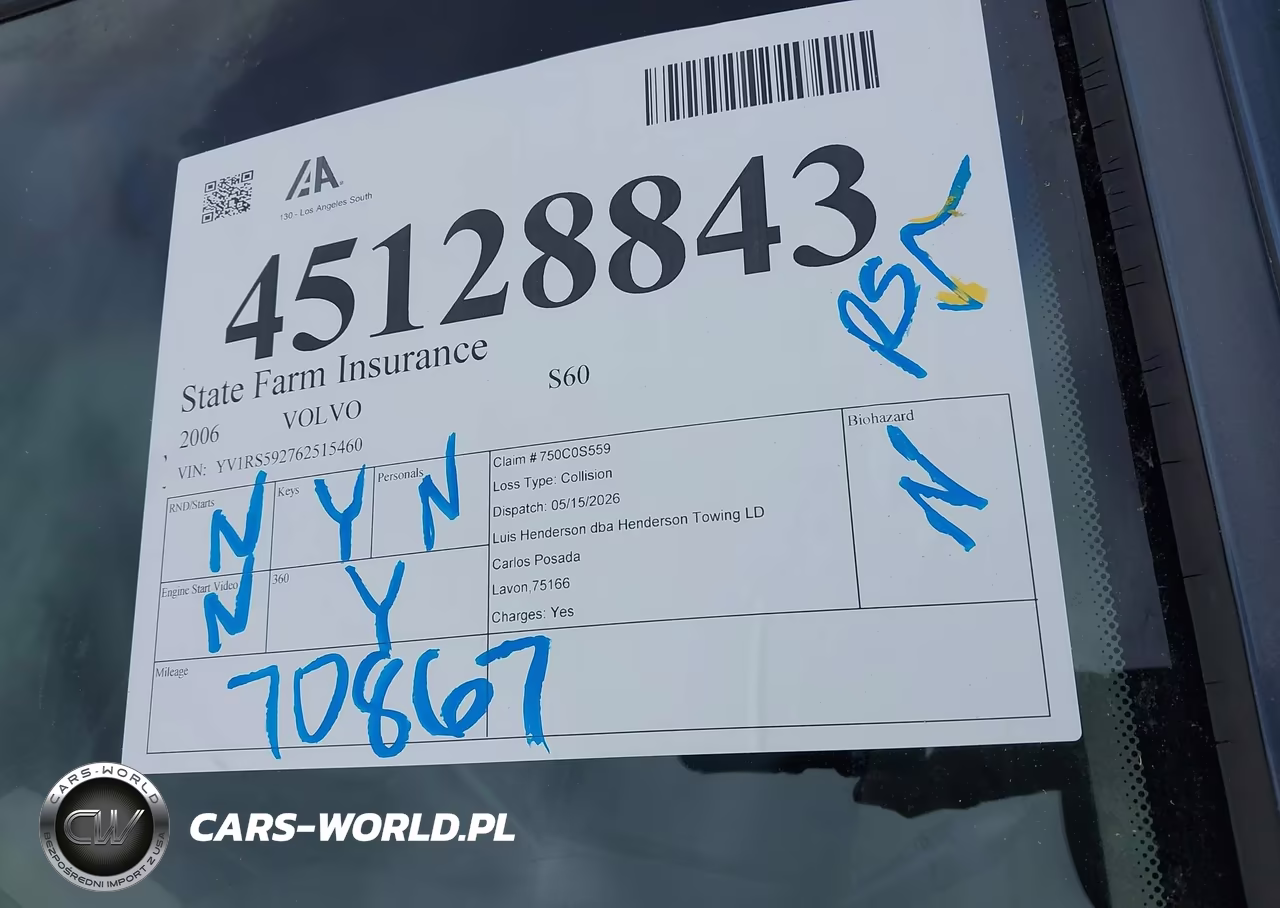 2006 Volvo S60 2.5T VIN:YV1RS592762515460 - 17