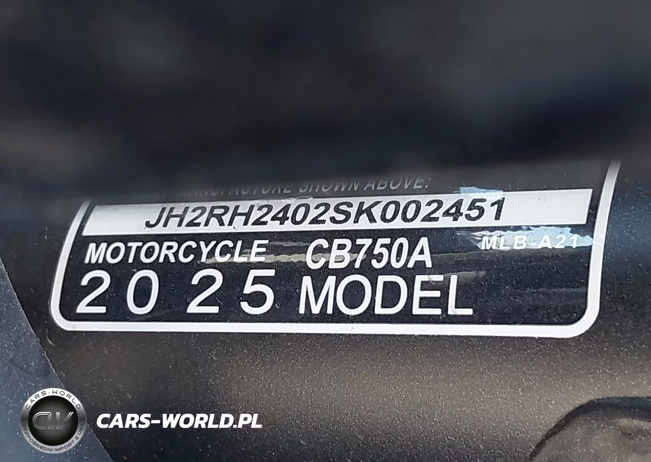2025 Honda Cb750 A VIN:JH2RH2402SK002451 - 10