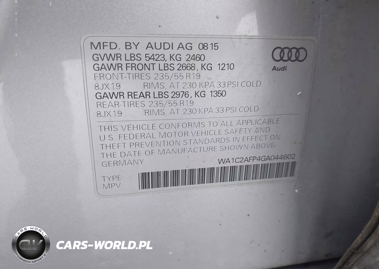 2016 Audi Q5 2.0T Premium VIN:WA1C2AFP4GA044602 - 9