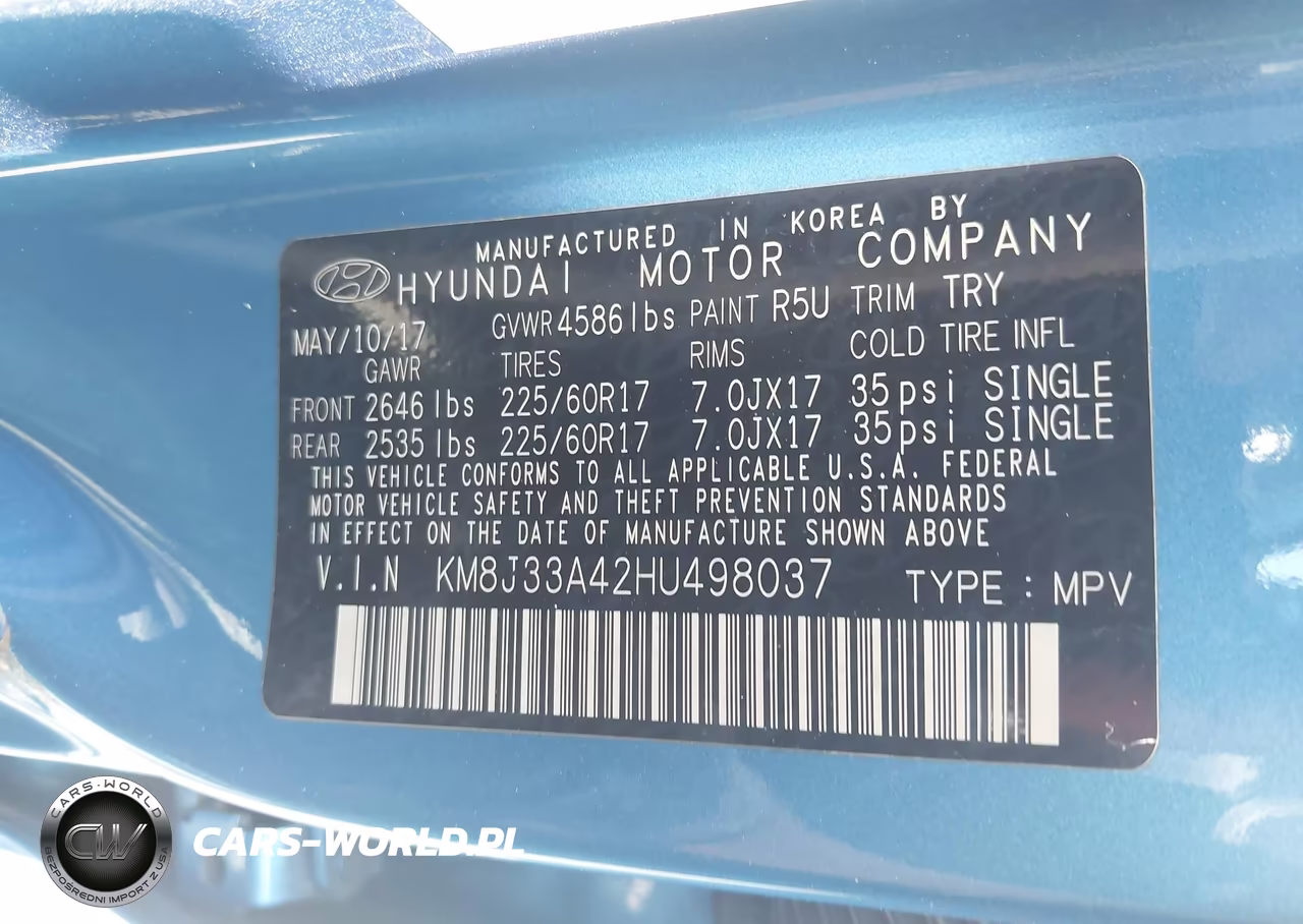 2017 Hyundai Tucson Limited-Sport And Eco-Se VIN:KM8J33A42HU498037 - 9