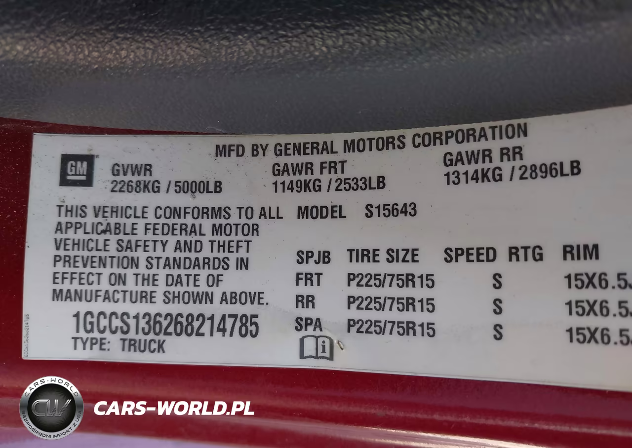 2006 Chevrolet Colorado Lt VIN:1GCCS136268214785 - 9