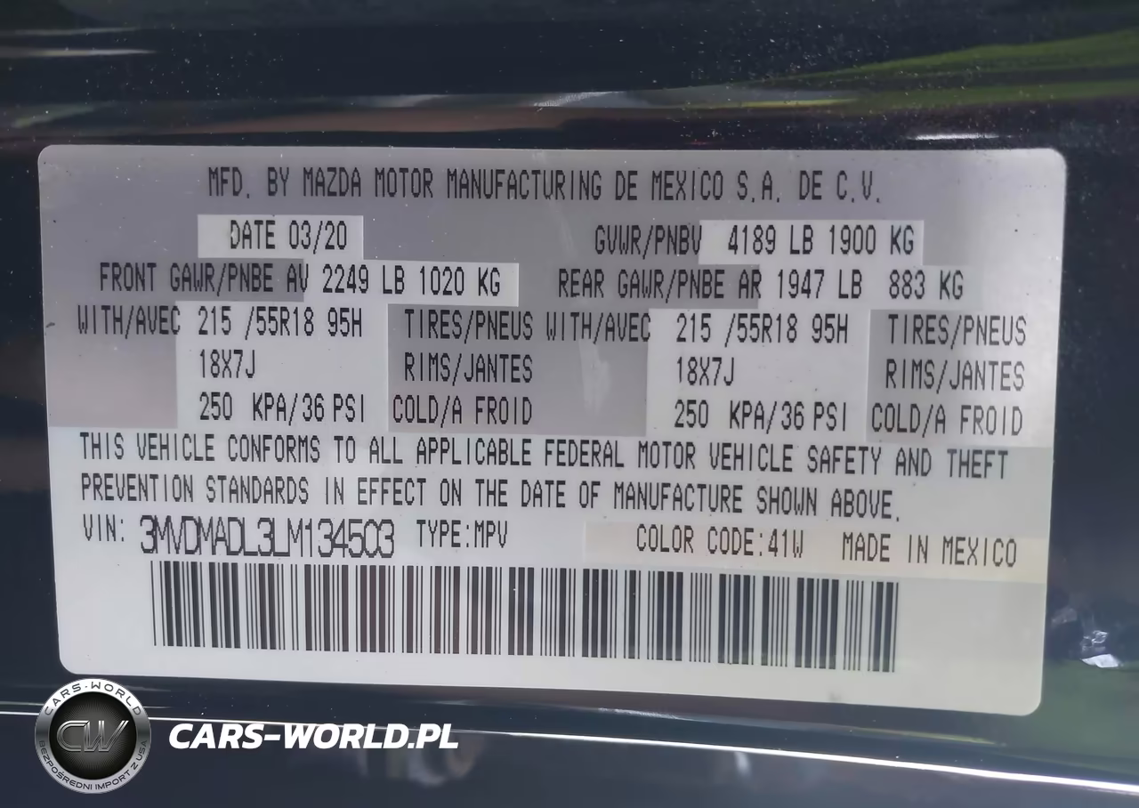 2020 Mazda Cx-30 Preferred Package VIN:3MVDMADL3LM134503 - 9