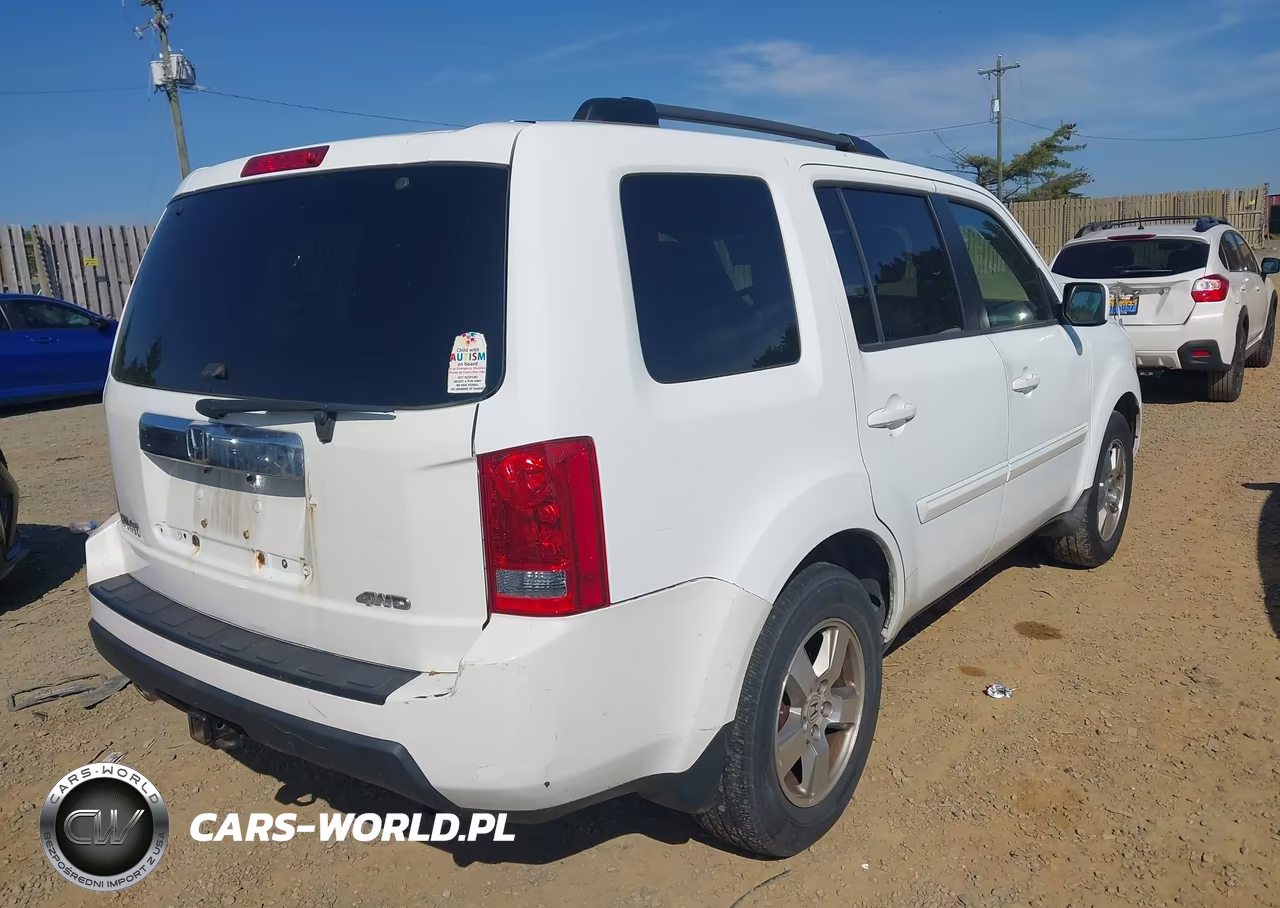 2010 Honda Pilot Ex-L VIN:5FNYF4H58AB040841 - 4