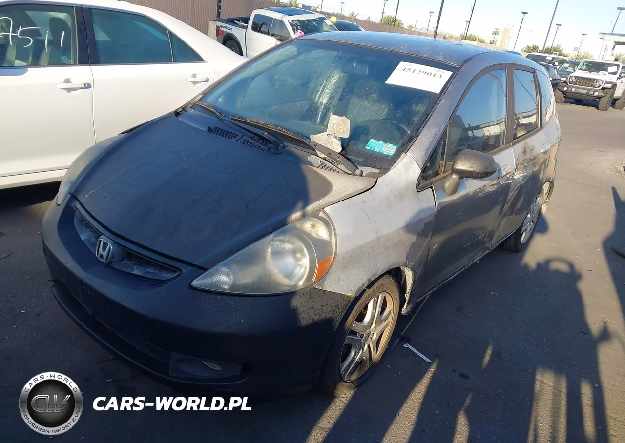 2007 Honda Fit Sport VIN:JHMGD38647S050006 - 2