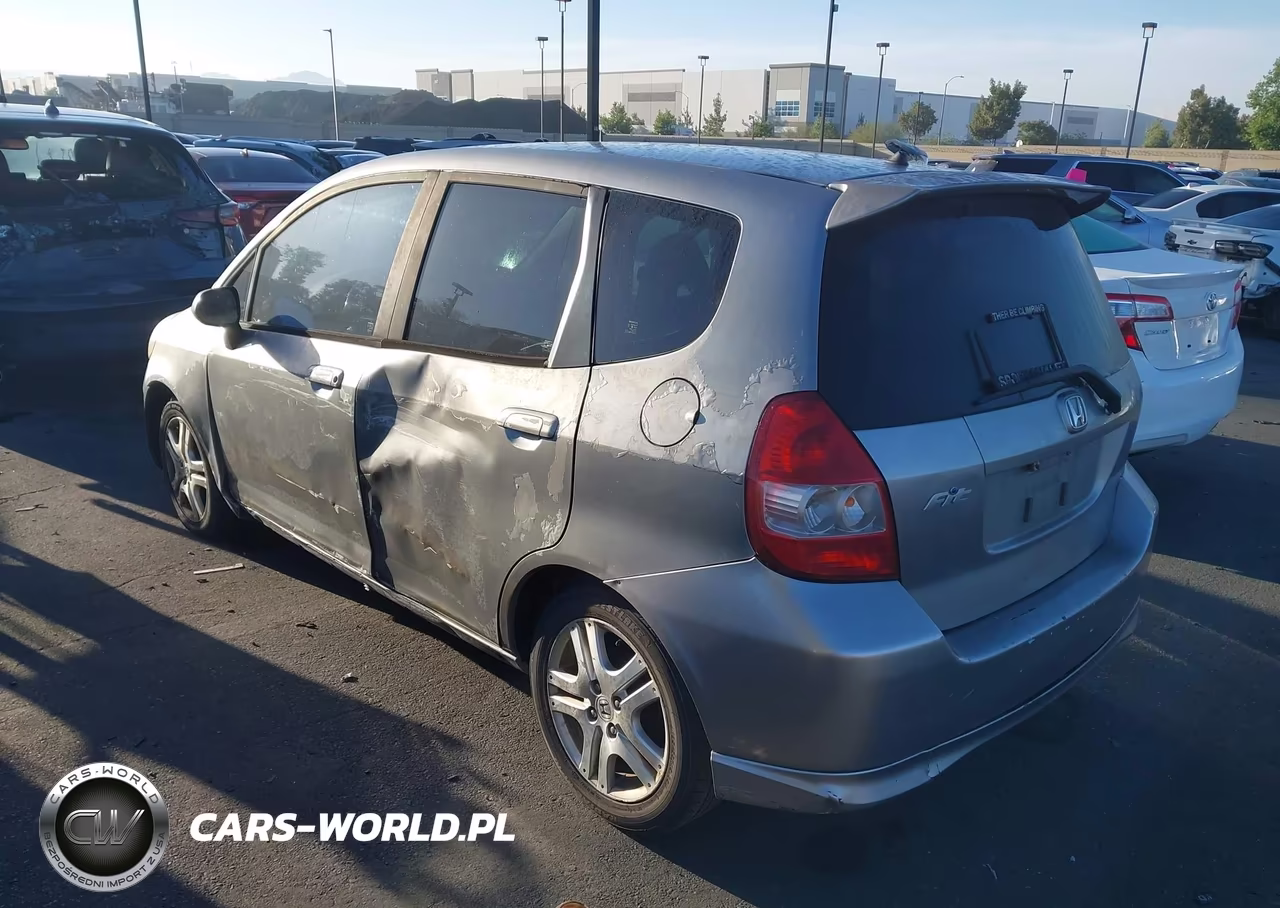 2007 Honda Fit Sport VIN:JHMGD38647S050006 - 3