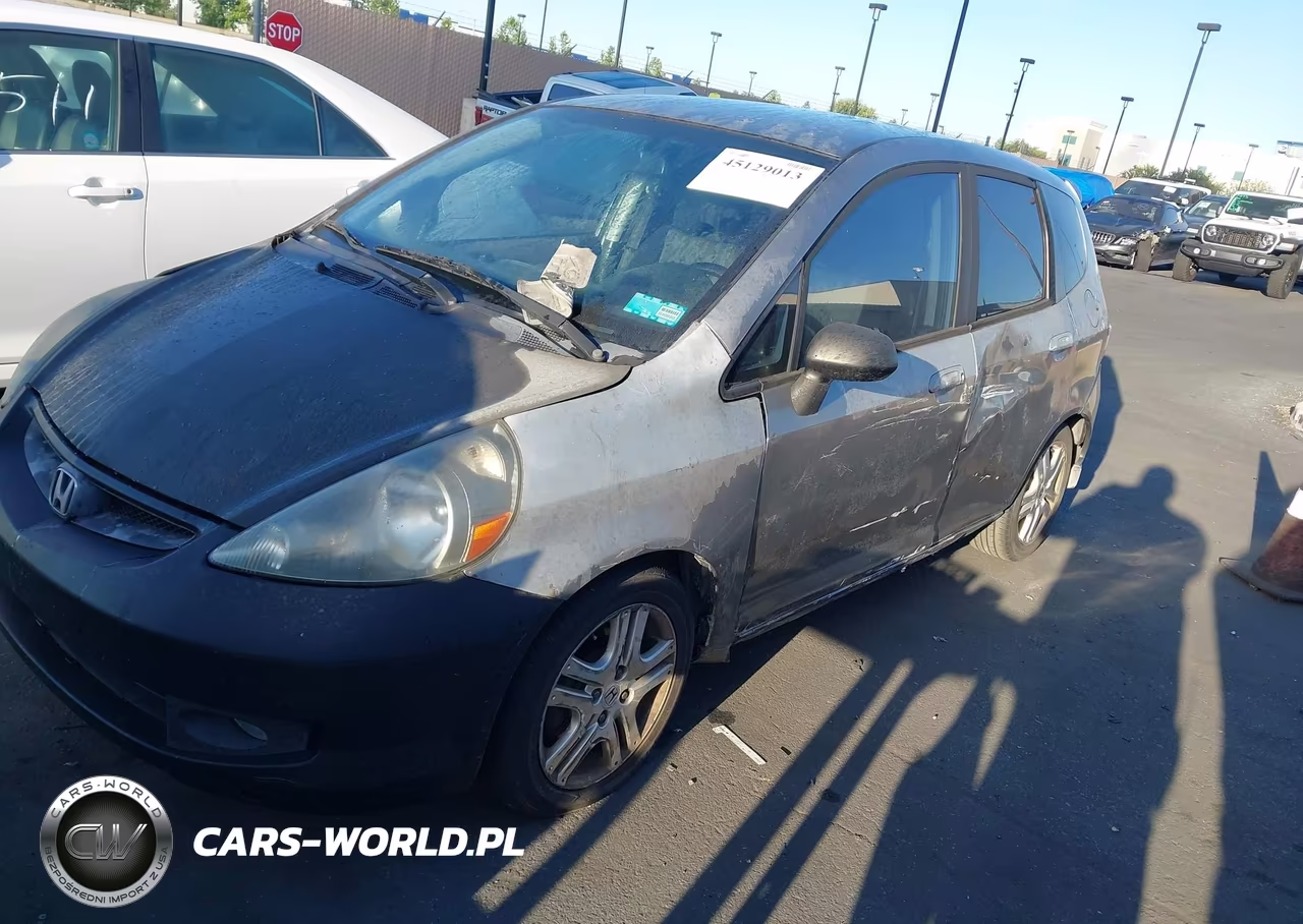 2007 Honda Fit Sport VIN:JHMGD38647S050006 - 6