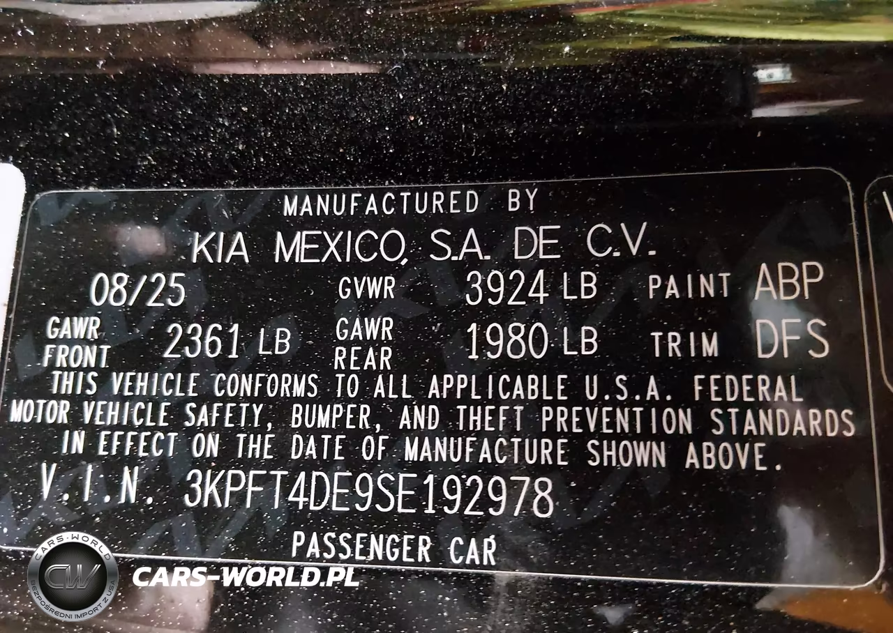 2025 Kia K4 Lxs VIN:3KPFT4DE9SE192978 - 9