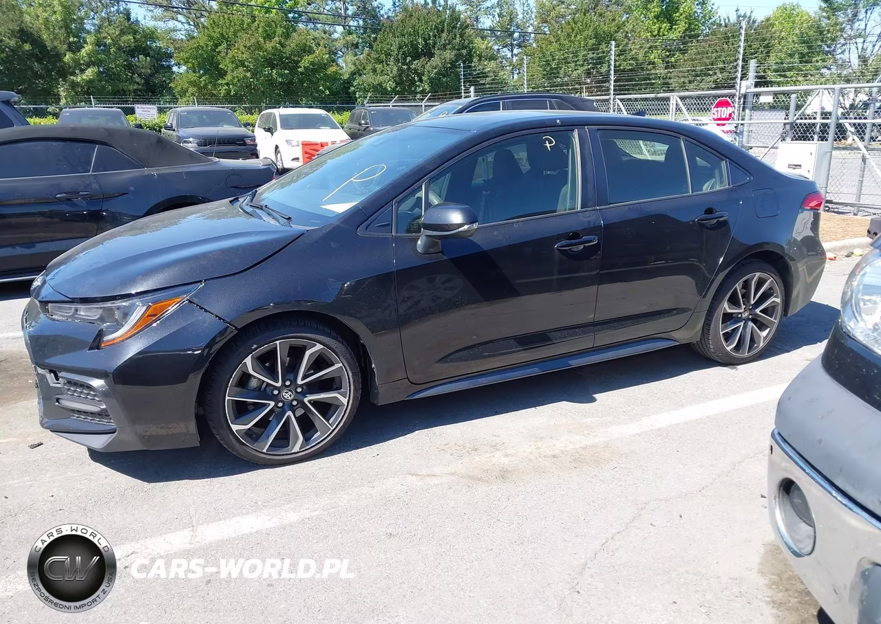 2021 Toyota Corolla Se VIN:JTDS4MCE0MJ060744 - 2