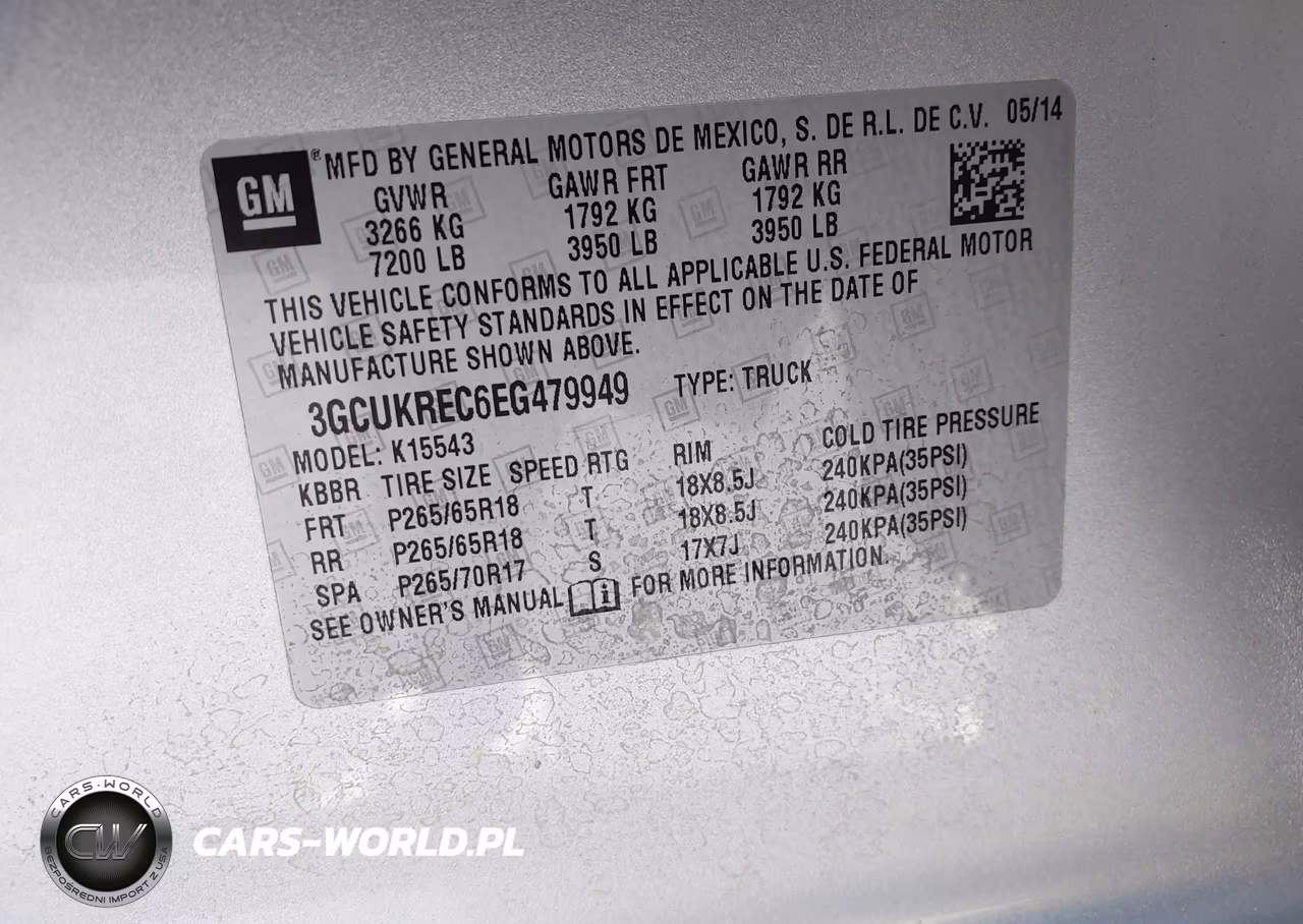 2014 Chevrolet Silverado 1500 1Lt VIN:3GCUKREC6EG479949 - 9