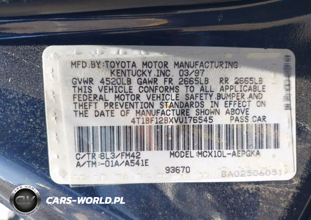 1997 Toyota Avalon Xls VIN:4T1BF12BXVU176545 - 9