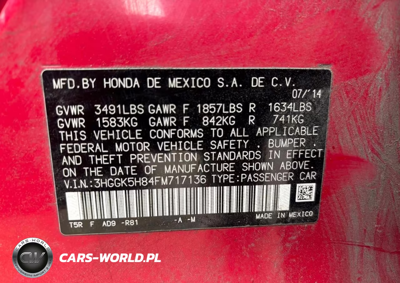 2015 Honda Fit Ex-Ex-L VIN:3HGGK5H84FM717136 - 9