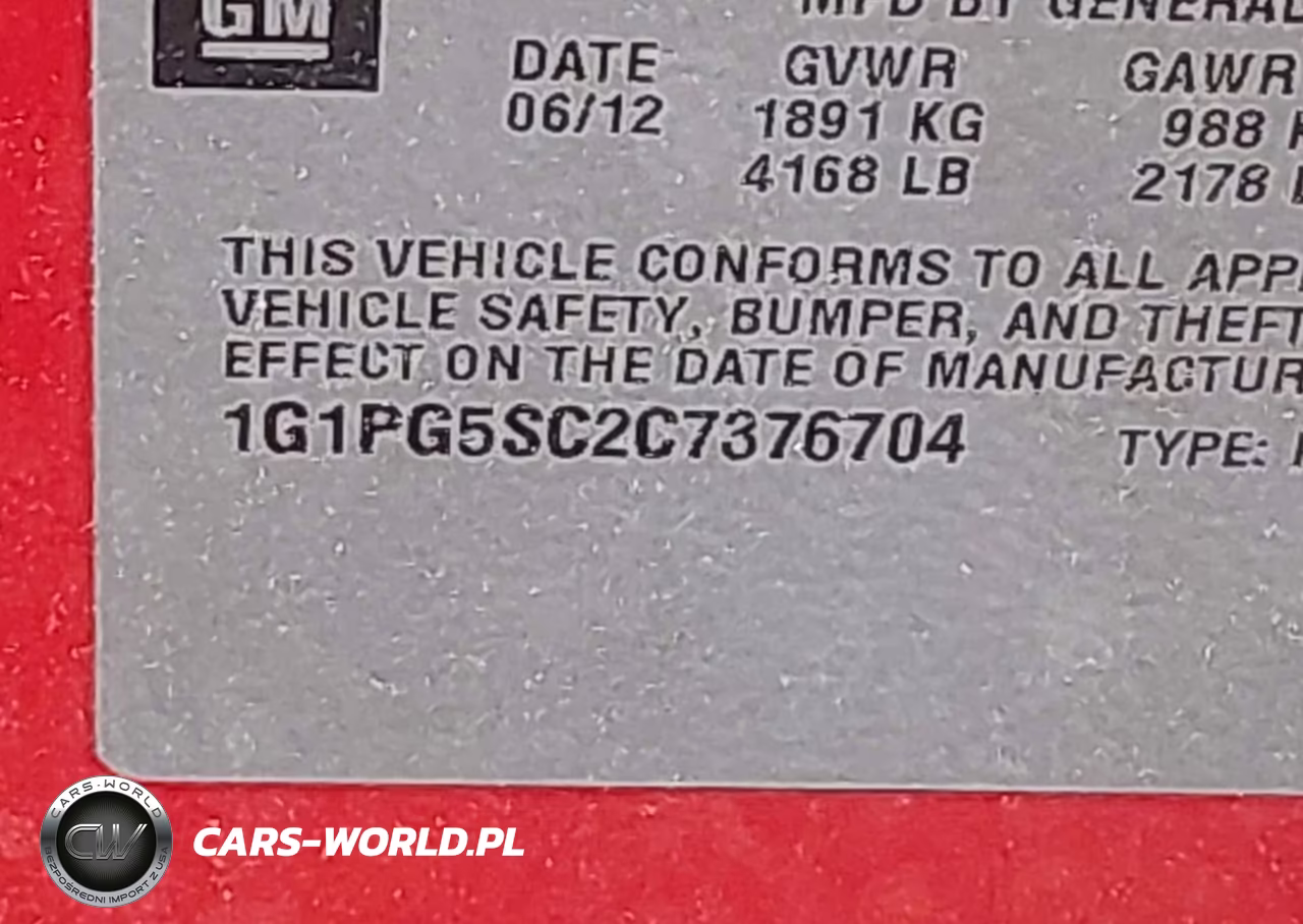 2012 Chevrolet Cruze 2Lt VIN:1G1PG5SC2C7376704 - 9