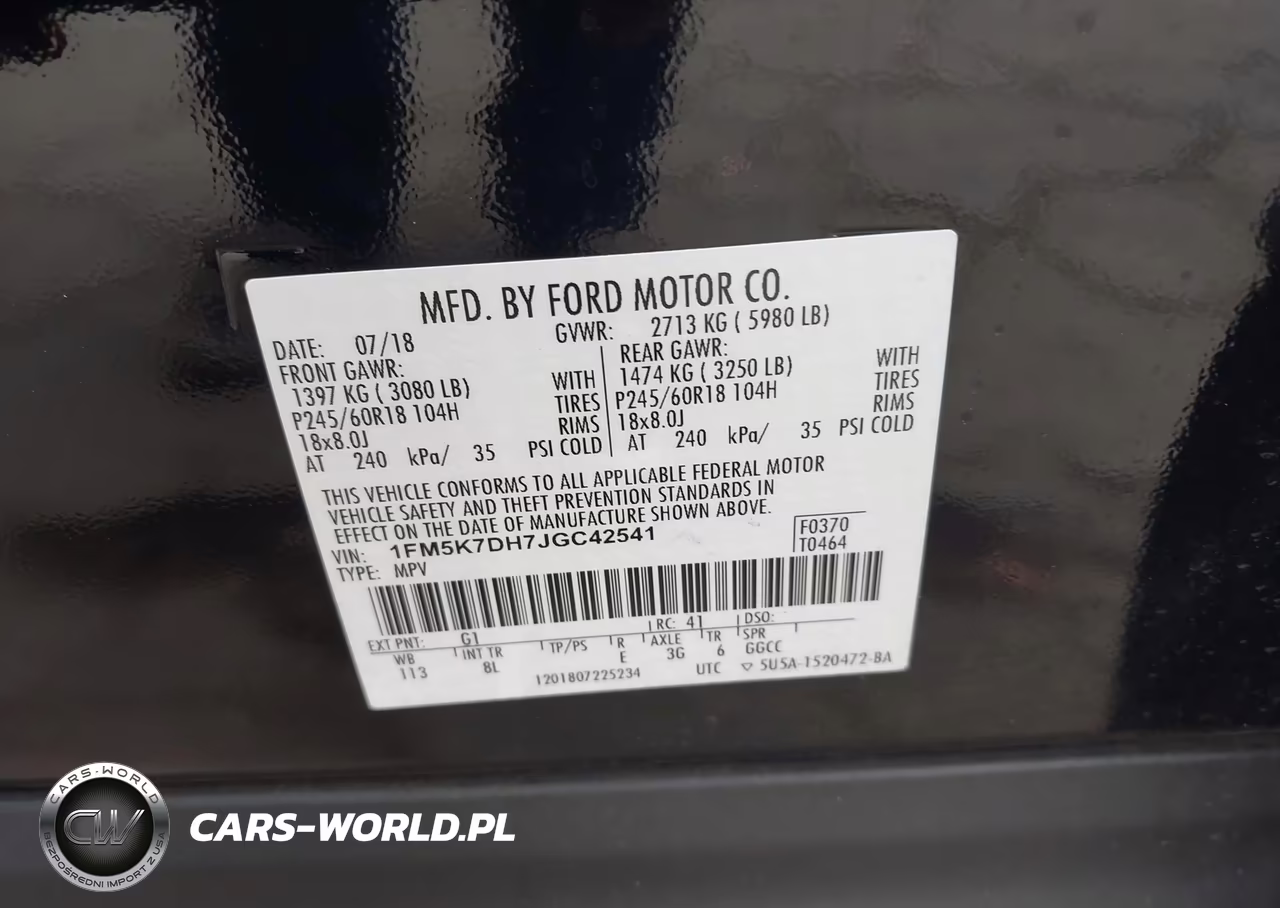 2018 Ford Explorer Xlt VIN:1FM5K7DH7JGC42541 - 9