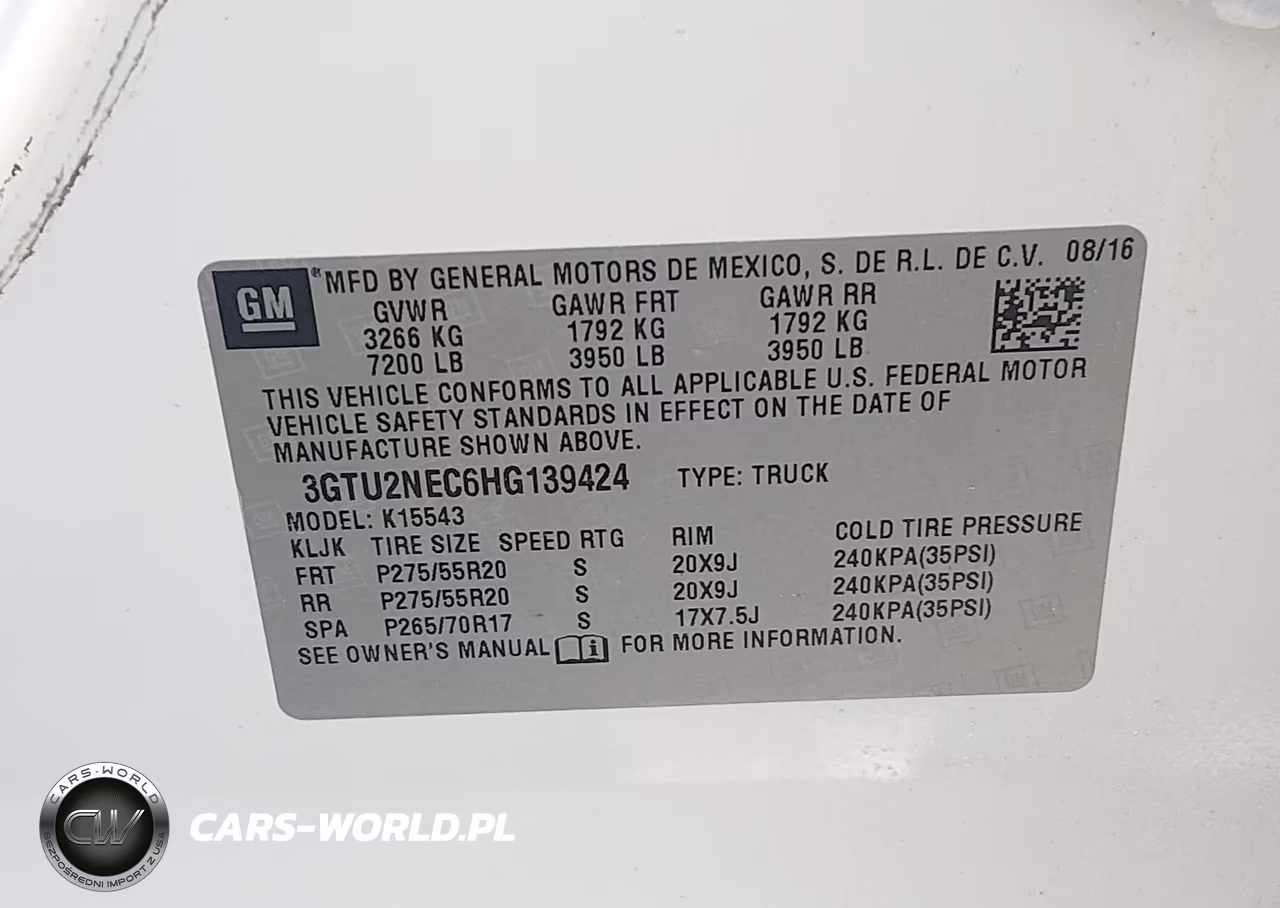 2017 GMC Sierra 1500 Slt VIN:3GTU2NEC6HG139424 - 9