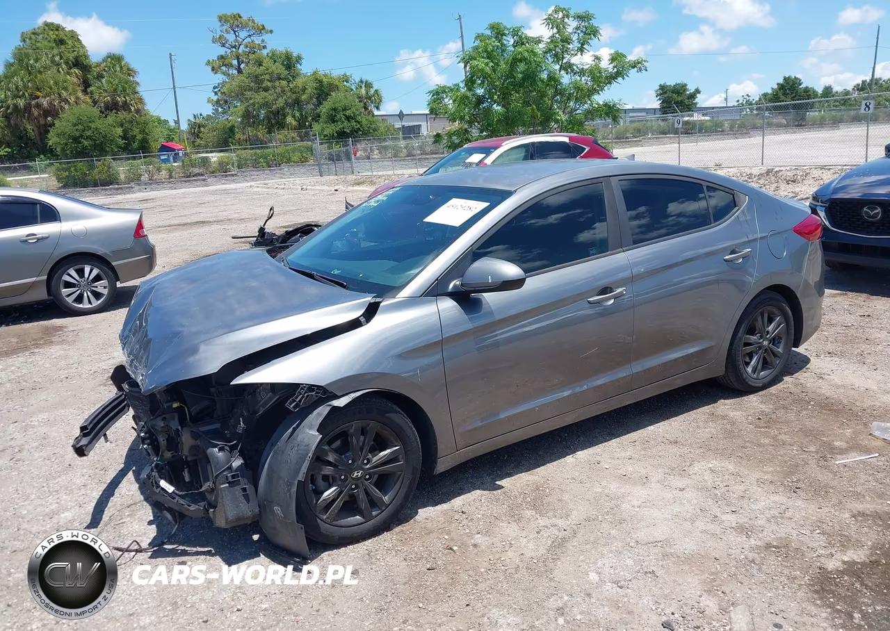 2018 Hyundai Elantra Sel VIN:5NPD84LF0JH253373 - 2