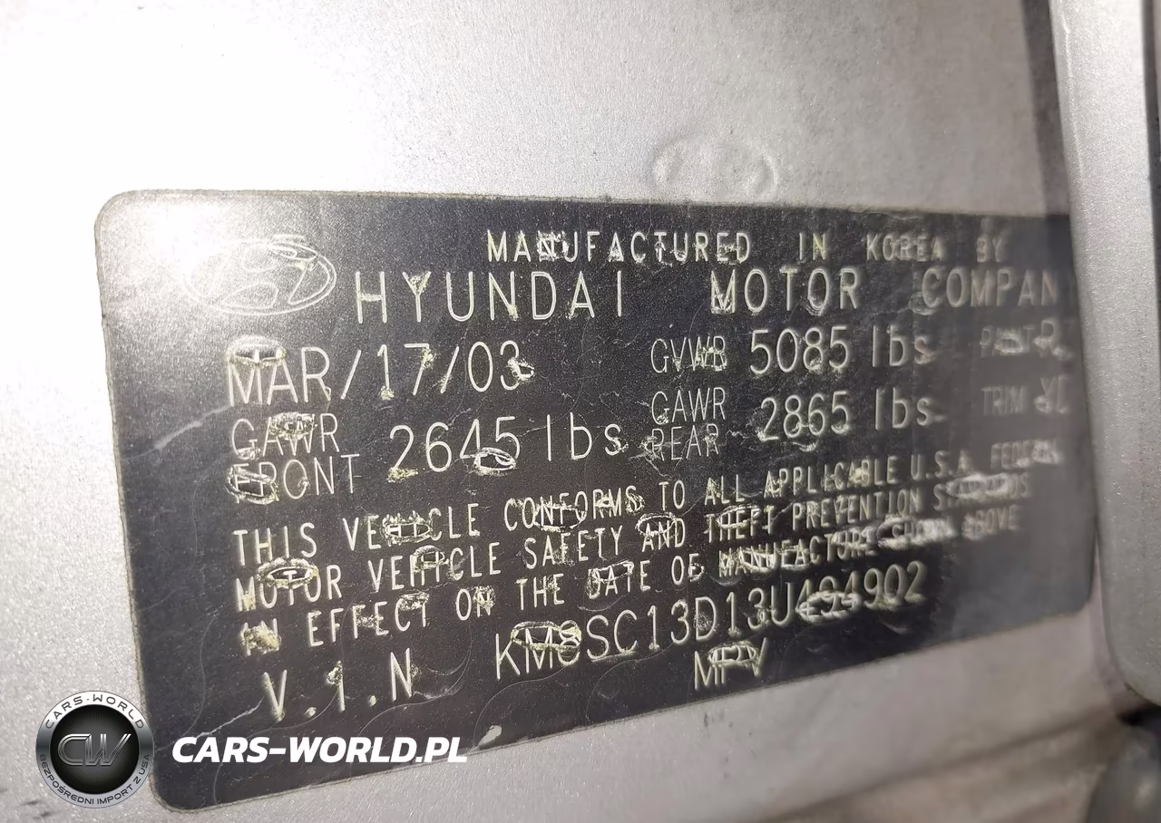 2003 Hyundai Santa Fe Gls-Lx VIN:KM8SC13D13U494902 - 9