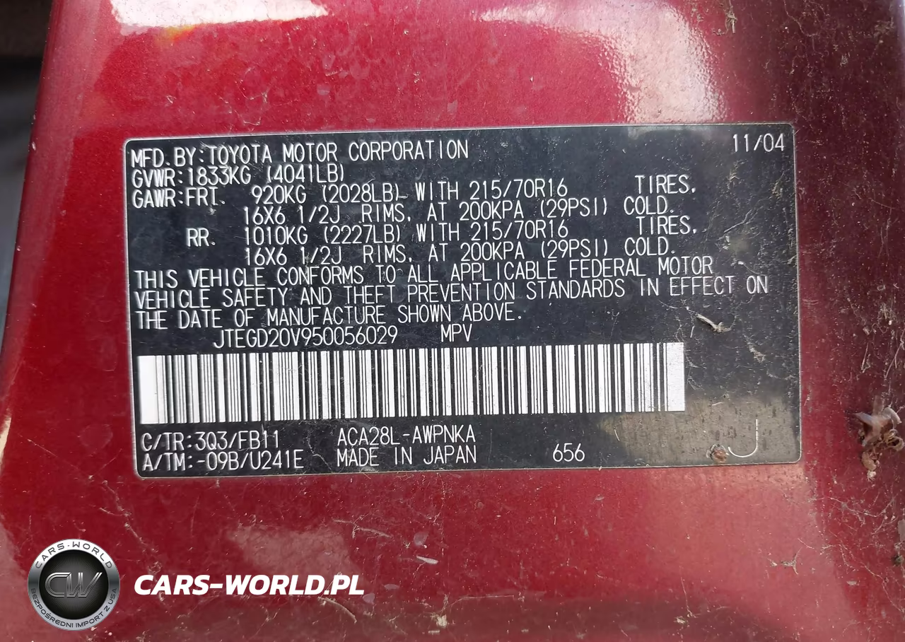 2005 Toyota Rav4 VIN:JTEGD20V950056029 - 9