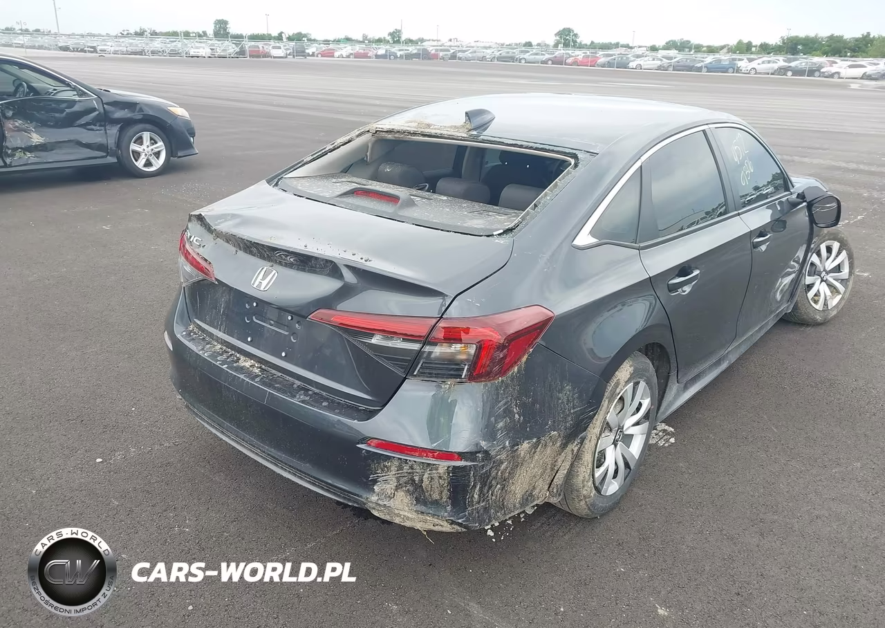 2026 Honda Civic Lx VIN:2HGFE2F24TH543059 - 4
