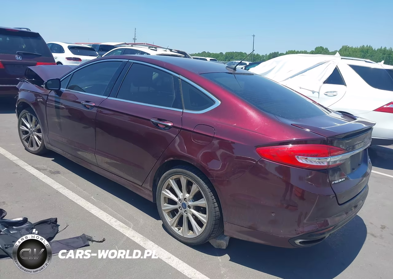 2017 Ford Fusion Platinum VIN:3FA6P0K90HR219544 - 3