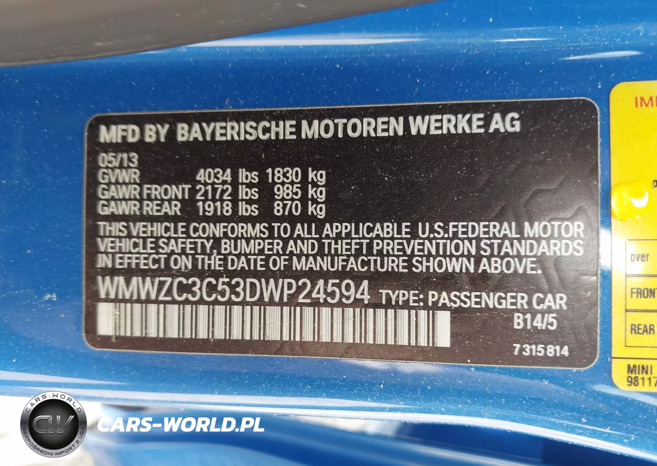 2013 Mini Countryman Cooper S VIN:WMWZC3C53DWP24594 - 9