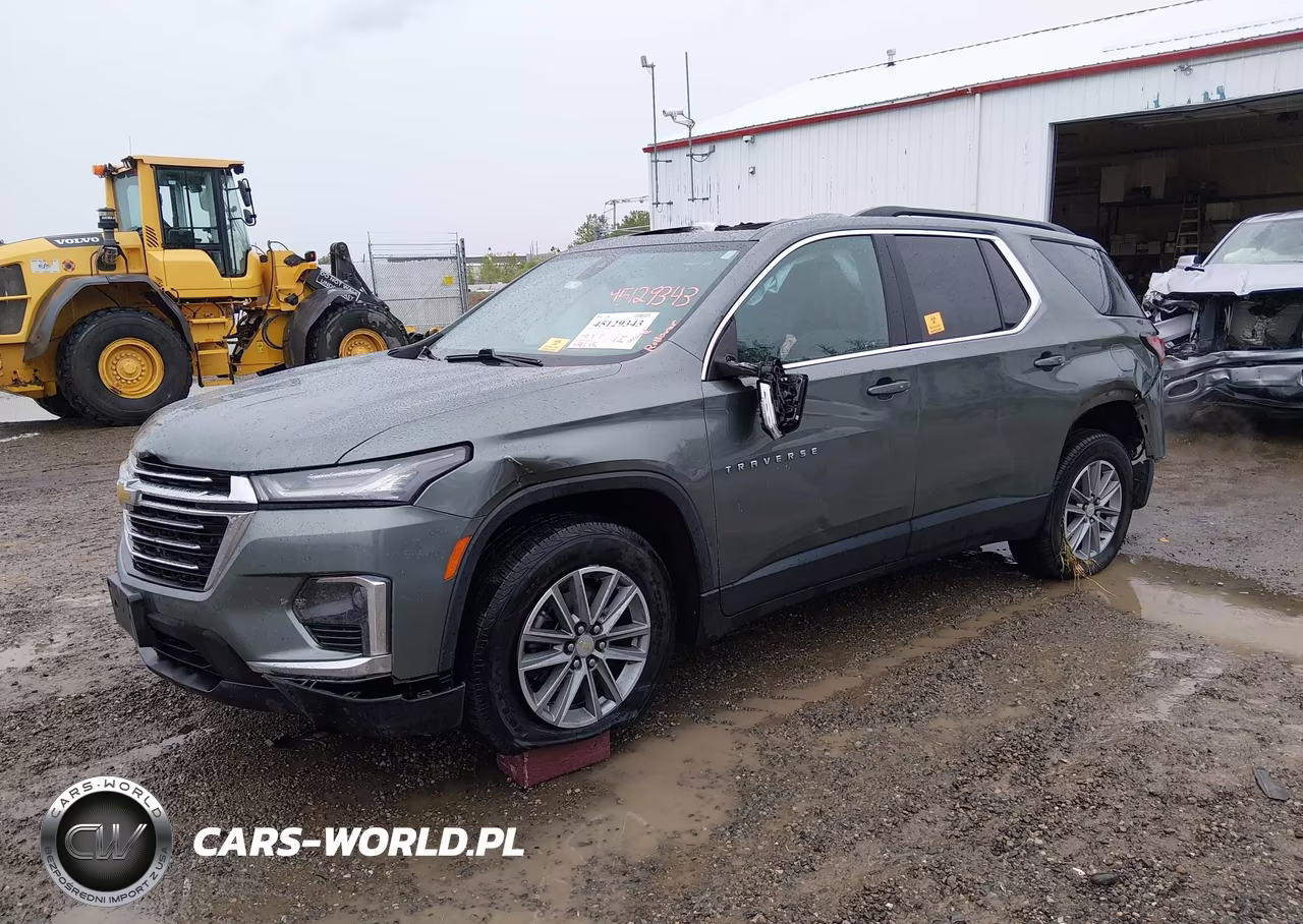 2022 Chevrolet Traverse Awd Lt Cloth VIN:1GNEVGKW2NJ125074 - 2
