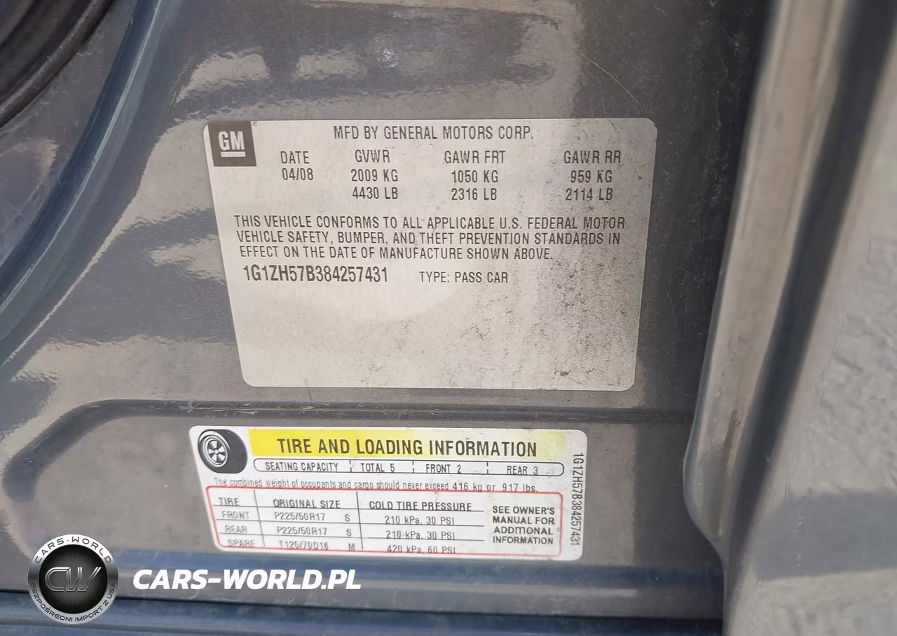 2008 Chevrolet Malibu Lt VIN:1G1ZH57B384257431 - 9
