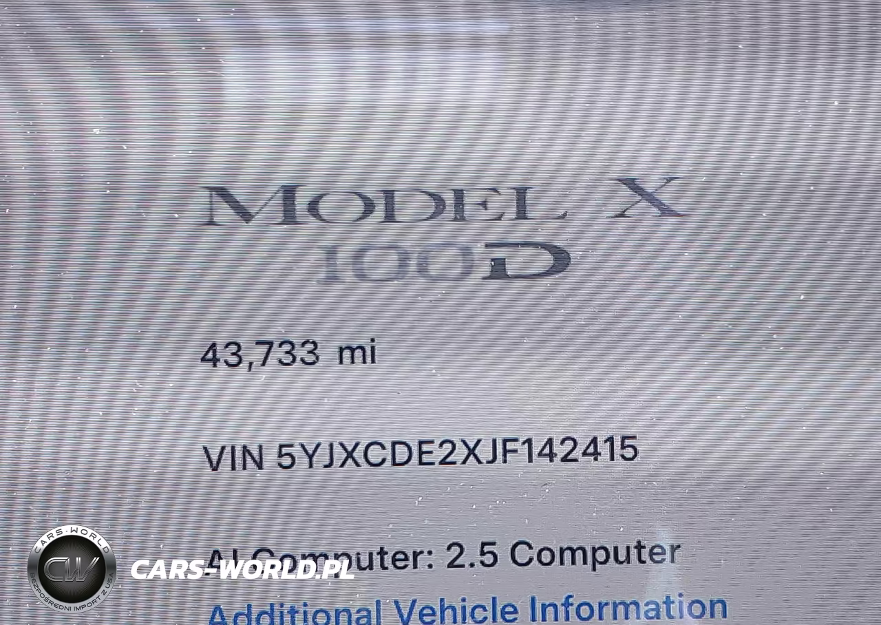 2018 Tesla Model X 100D-75D-P100D VIN:5YJXCDE2XJF142415 - 14