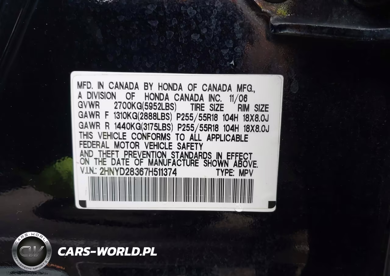 2007 Acura Mdx Technology Package VIN:2HNYD28367H511374 - 9