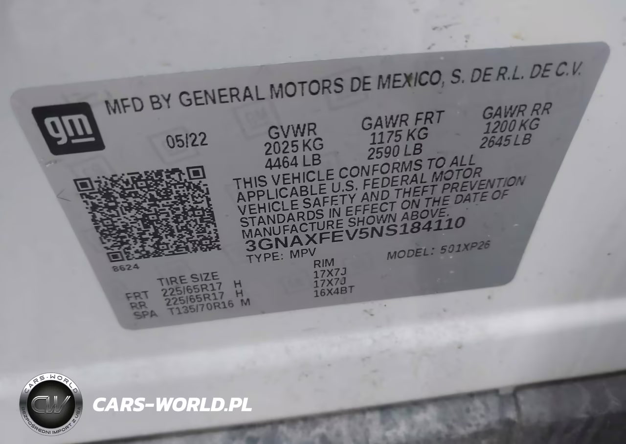 2022 Chevrolet Equinox Fwd 1Fl VIN:3GNAXFEV5NS184110 - 9