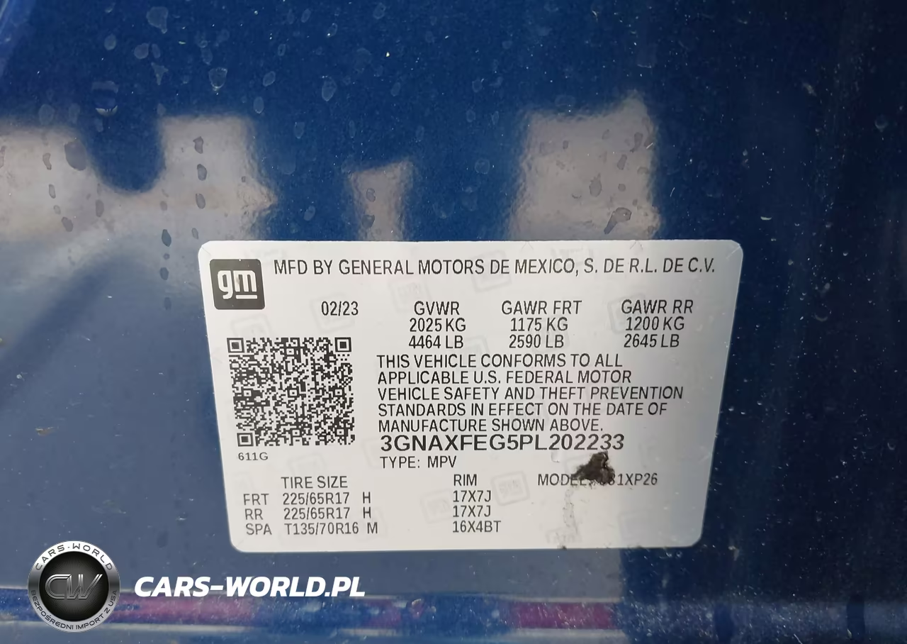 2023 Chevrolet Equinox Fwd 1Fl VIN:3GNAXFEG5PL202233 - 9