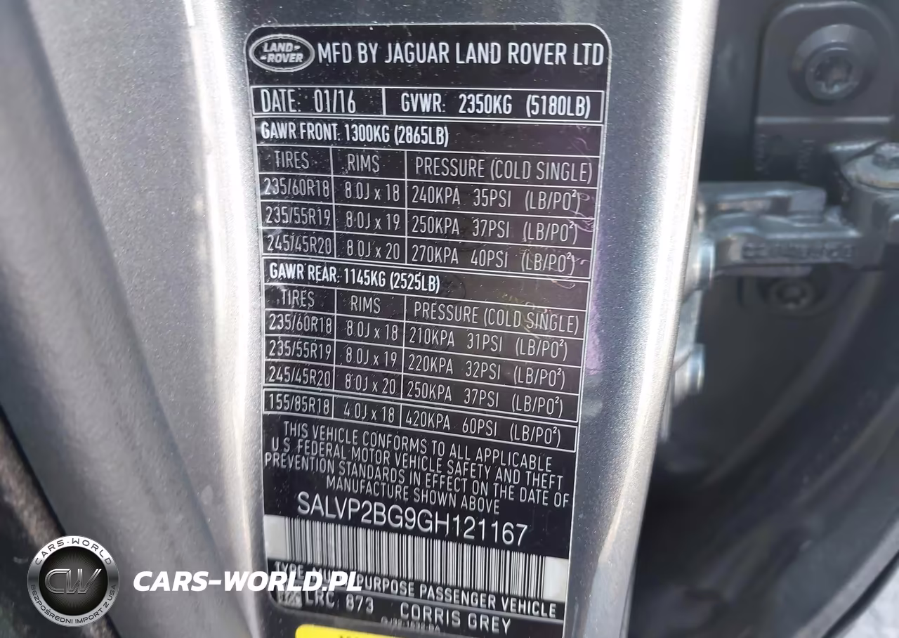 2016 Land Rover Range Rover Evoque Se-Se Premium VIN:SALVP2BG9GH121167 - 9