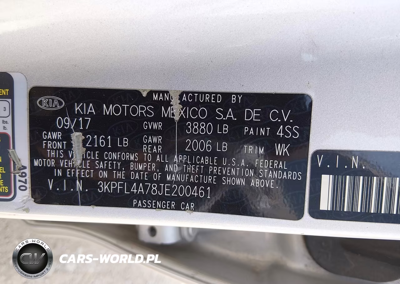 2018 Kia Forte Lx VIN:3KPFL4A78JE200461 - 9